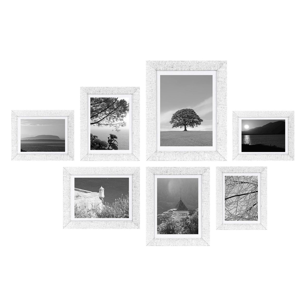 Fotoramme - drivtømmer fotovæg