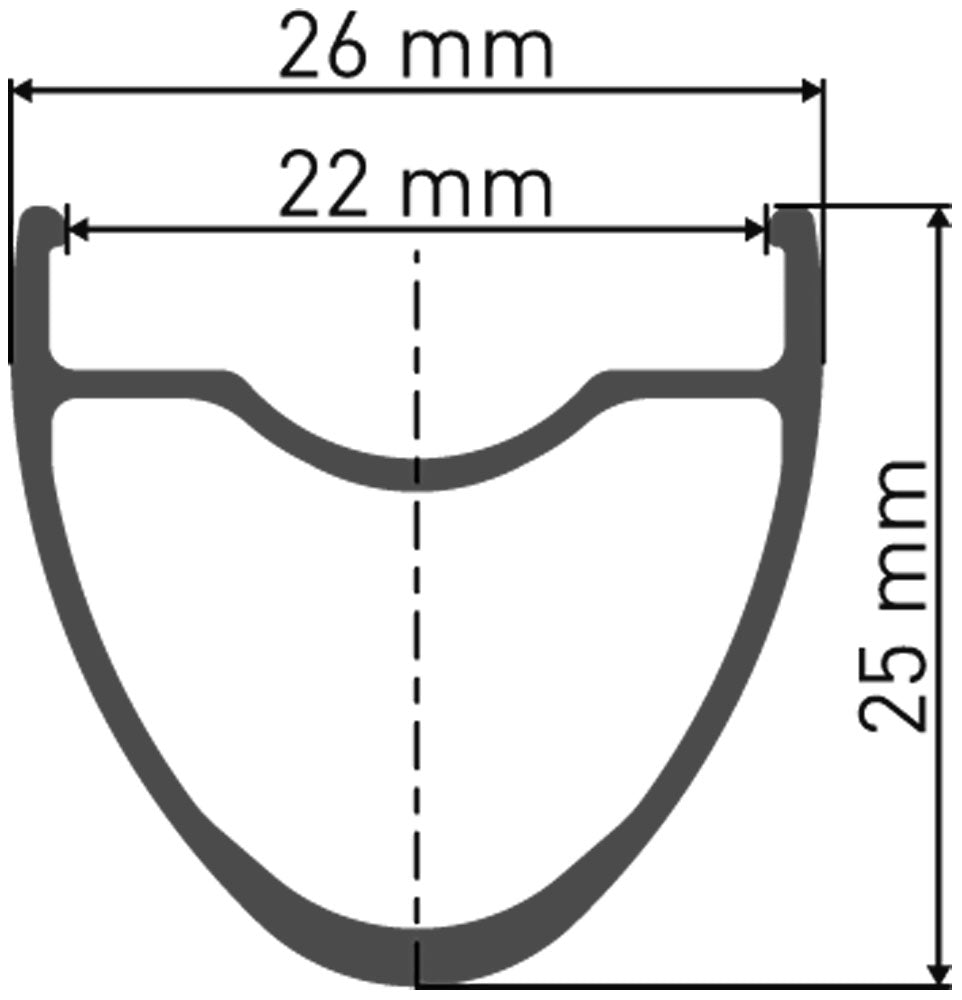 Dt swiss er 1400 dicut® 28 25mm forhjul