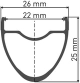 Dt swiss er 1400 dicut® 28 25mm forhjul