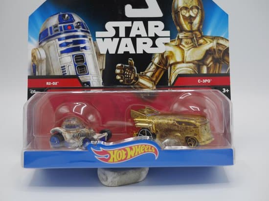 Mattel star wars bil r2-d2 sammen med c-3po