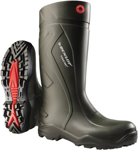 Dunlop d760933 purofort+ (onbeveiligd) groen - maat 47 - 15.032.043.47