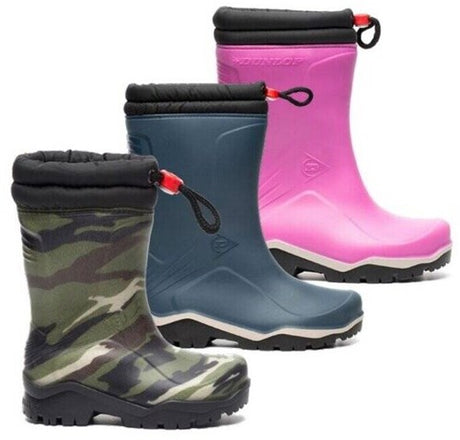 Dunlop k310931 blizzard kinderlaars gevoerd pvc | camouflage 14587 | maat 35 - 00.036.023.35