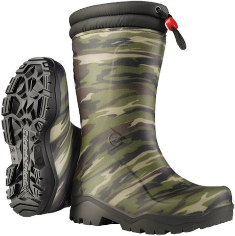 Dunlop k310931 blizzard kinderlaars gevoerd pvc | camouflage 14587 | maat 35 - 00.036.023.35
