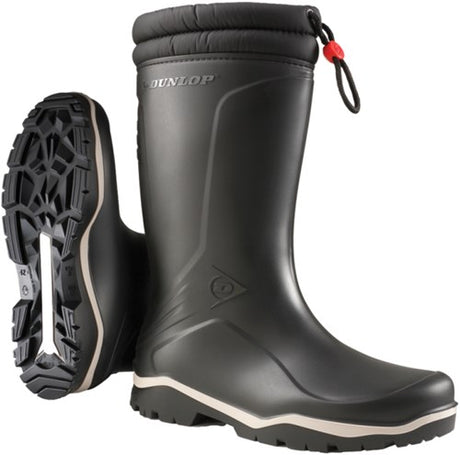 Dunlop k400061 blizzard gevoerde winterlaars pvc zwart - maat 41 - 15.032.076.41