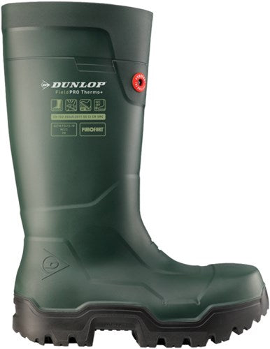 Dunlop lp8kl01 laars fieldpro thermo+ s5 | groen | maat 43 - 8713197054009