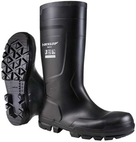 Dunlop nb2hd01 work it pvc laars s5 | zwart | maat 41 - 8713197371861