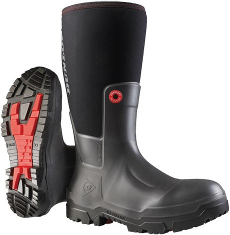 Dunlop pioneer od60a93 snugboot laars | zwart | maat 45 - 00.036.017.44