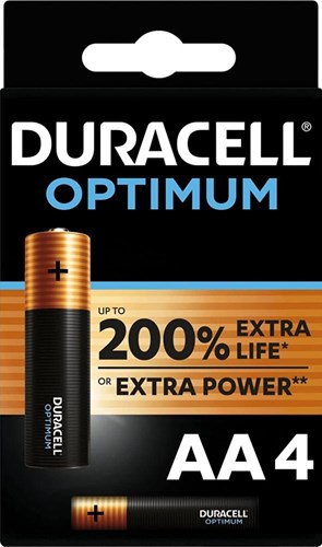 Batterier Duracell Optimum AA