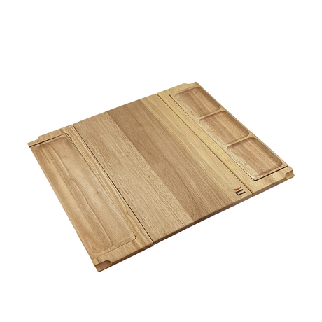 Dutch snijplank triple teak 25x39x4cm