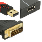 Dvi til display port konverter