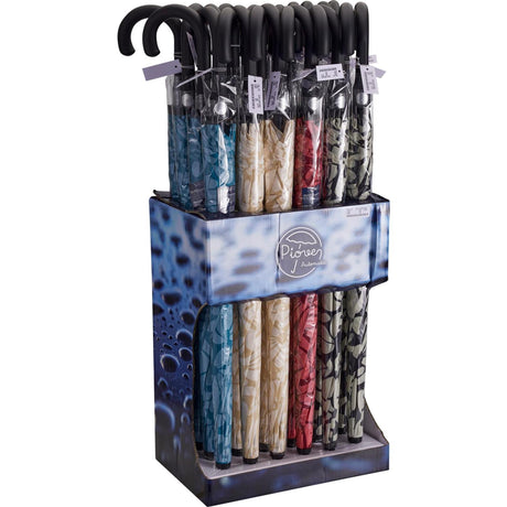 Paraply 4 assorteret polyester