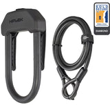 Hiplok dx plus - u-lås med 2m kabel