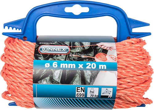 Connex pp reb 6mm 70kg orange rulle 20m - dy2701761