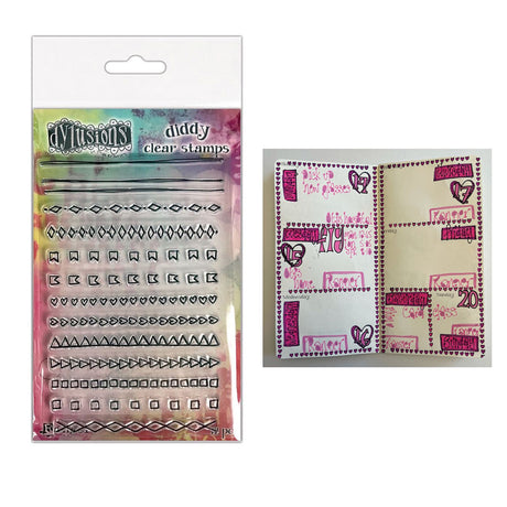 Ranger ink ranger • dylusions diddy klare stempler mini doodles