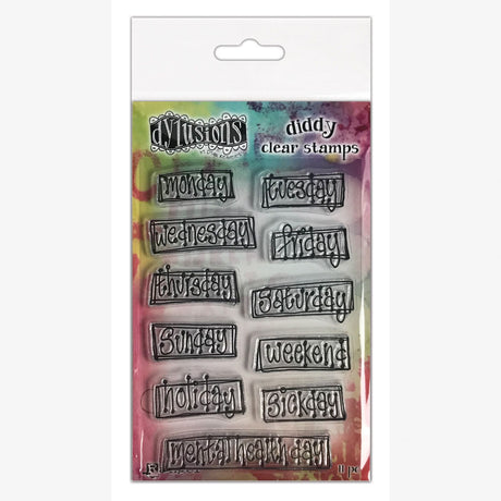 Ranger ink ranger • dylusions diddy klare stempler åh, hvilken dag!
