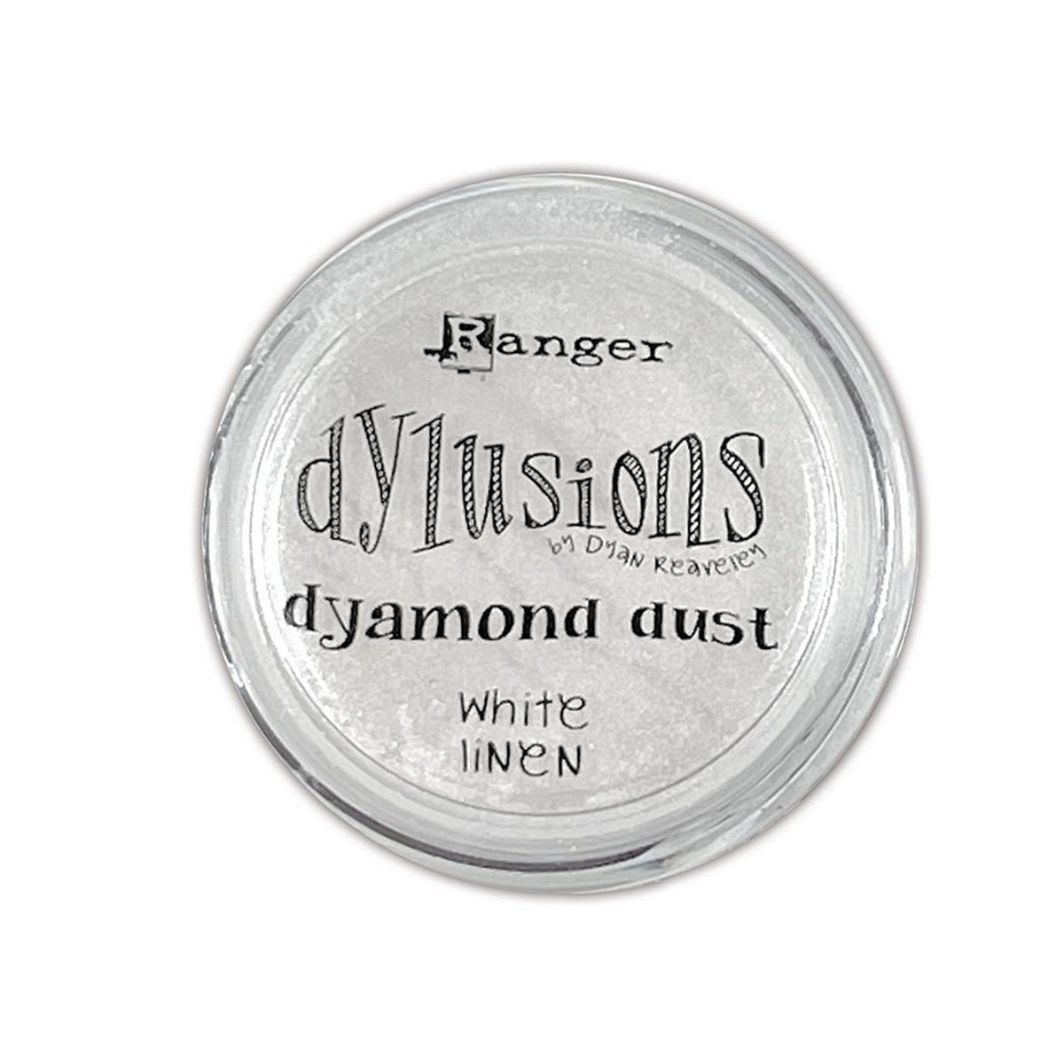 Ranger ink ranger • dylusions dyamond dust hvidt linned