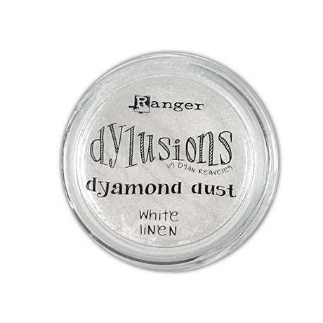 Ranger ink ranger • dylusions dyamond dust hvidt linned