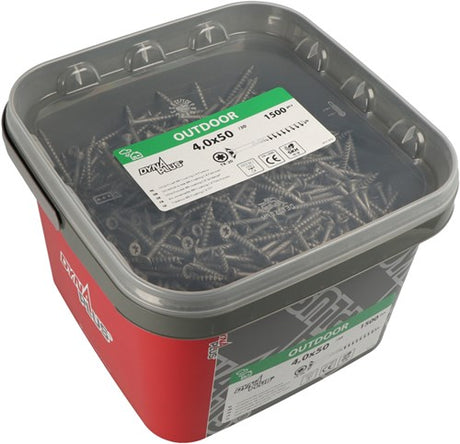 Dynaplus unischroef spaanplaatschroef ar-coating platkop deeldraad torx tx25 5.0x60 35 | 1000 stuks - 0289.14.42001