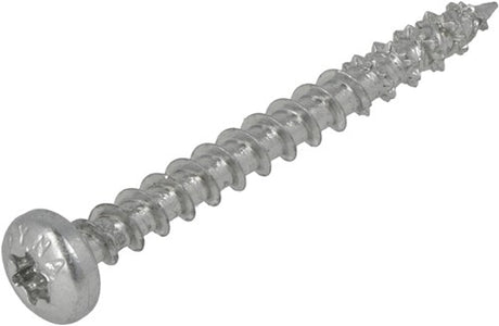 Dynaplus unischroef verzinkt cilinderkop voldraad torx tx10 3.0x12 | 200 stuks - 0282.01.12401