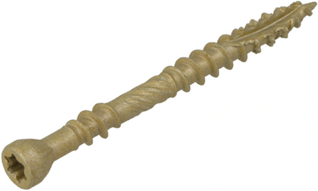 Dynaplus vlonderschroef xtreme ar-bronze platkop-60° deeldraad +snijpunt torx tx25 5.0x60 30 | 200 stuks - 0283.08.42001