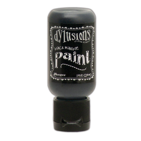 Ranger ink ranger • dylusions paint flip cap flaske sort marmor 29ml