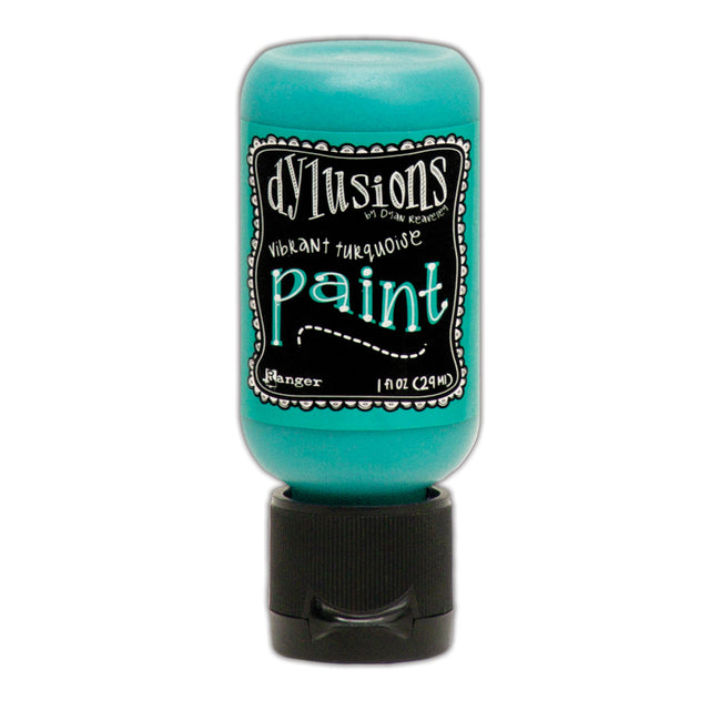 Ranger ink ranger • dylusions paint flip cap flaske levende turkis 29ml
