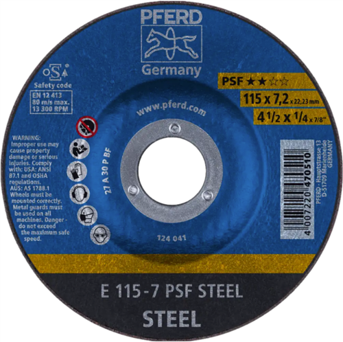 Pferd abs stål a30 115-7 | 10 stk