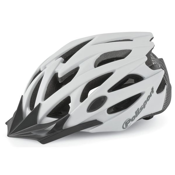 Polisport twig cykelhjelm m 55-58cm hvid mat carbon