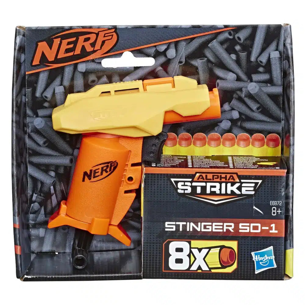 Hasbro nerf alpha strike stinger med 8 pile