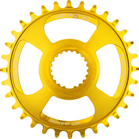 Burgtec tyk tynd kædering til shimano dm m6100 m7100 m8100 m9100