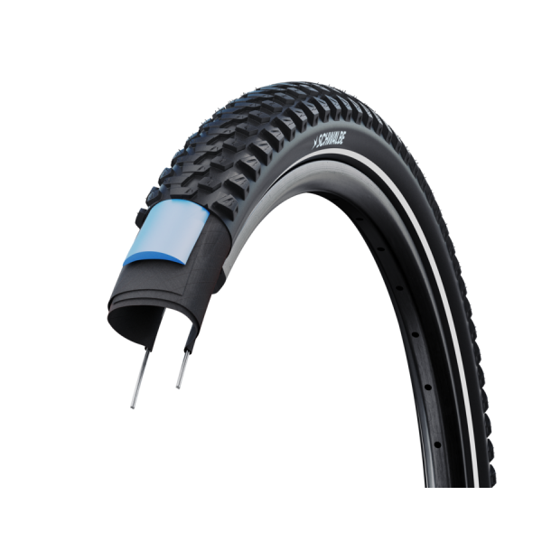 Schwalbe tråddæk marathon plus mtb 54-622 +r sort