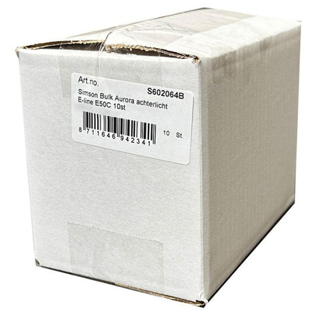 Rema tip top holland b.v. simson s602064b bulk aurora baglygte e-line e50c 10 stk.