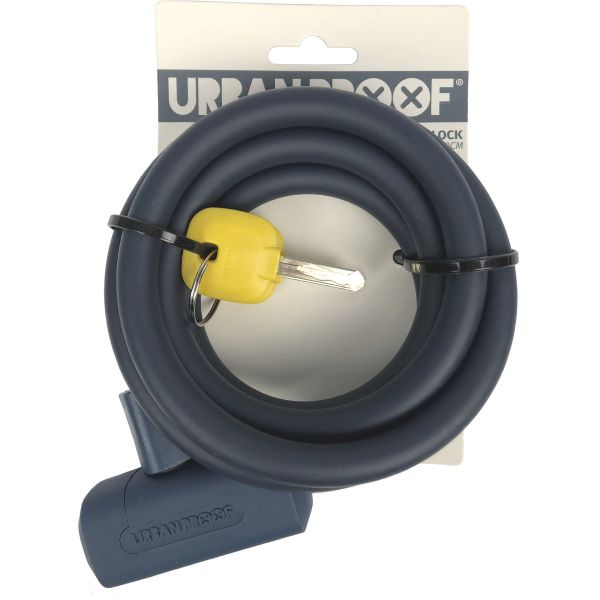 Urbanfast spirallås 12 mm*150 cm mat blå