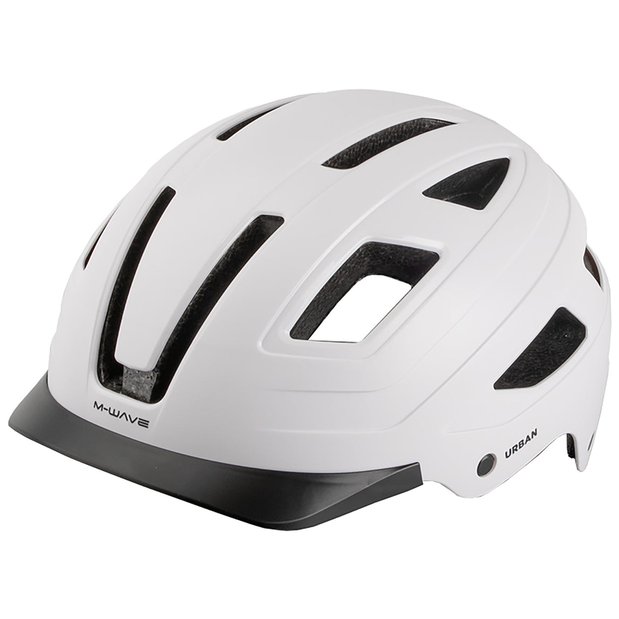 M-Wave M-wave urban hjelm med lys størrelse m 55-58cm mat hvid