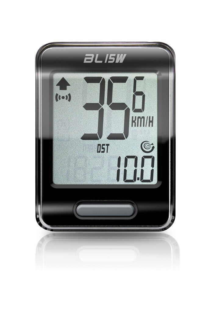Echowell cykelcomputer bl15w, 15 funktioner trådløs