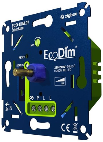Enzo eco led dimmer 0-200w ecodim basic fase afsnijding - 4355423