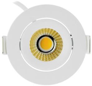 Enzo ecodim led inbouwspot 5w dimtowarm 62mm 36gr rond verstelbaar wit - led4730