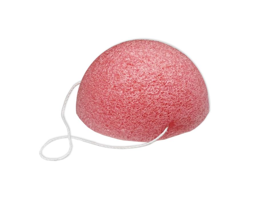 Ecoluba konjac svamp - pink - tomat
