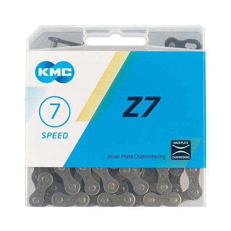 KMC Bicycle Chain Z7 - 6 7 Speed ​​- Gray - 114 Links