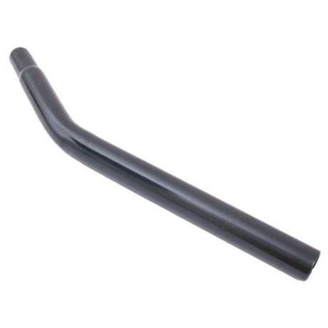 Sadelpind freestyle ø25,4 mm 360 mm bøjet stål - sort