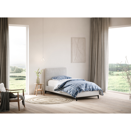 Knus eden jersey hoeslaken allure blauw 160 x 200cm