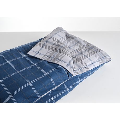 Knus eden jersey hoeslaken allure blauw 180 x 200cm
