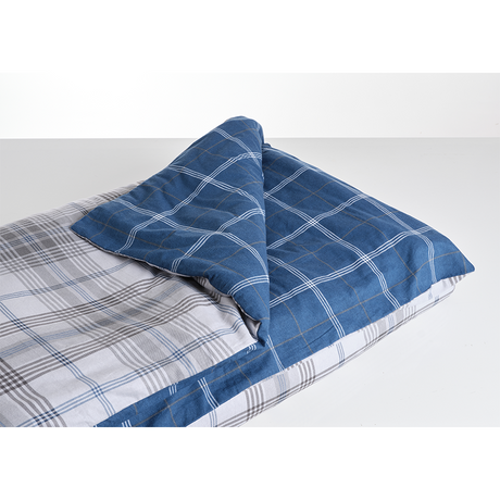 Knus eden jersey hoeslaken allure blauw 180 x 200cm