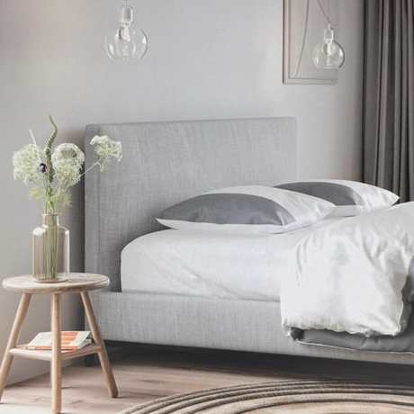 Knus eden jersey hoeslaken allure wit 180 x 200cm
