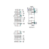 Tecora Ball Head Set Gazelle 22.2 34 30.0 220242