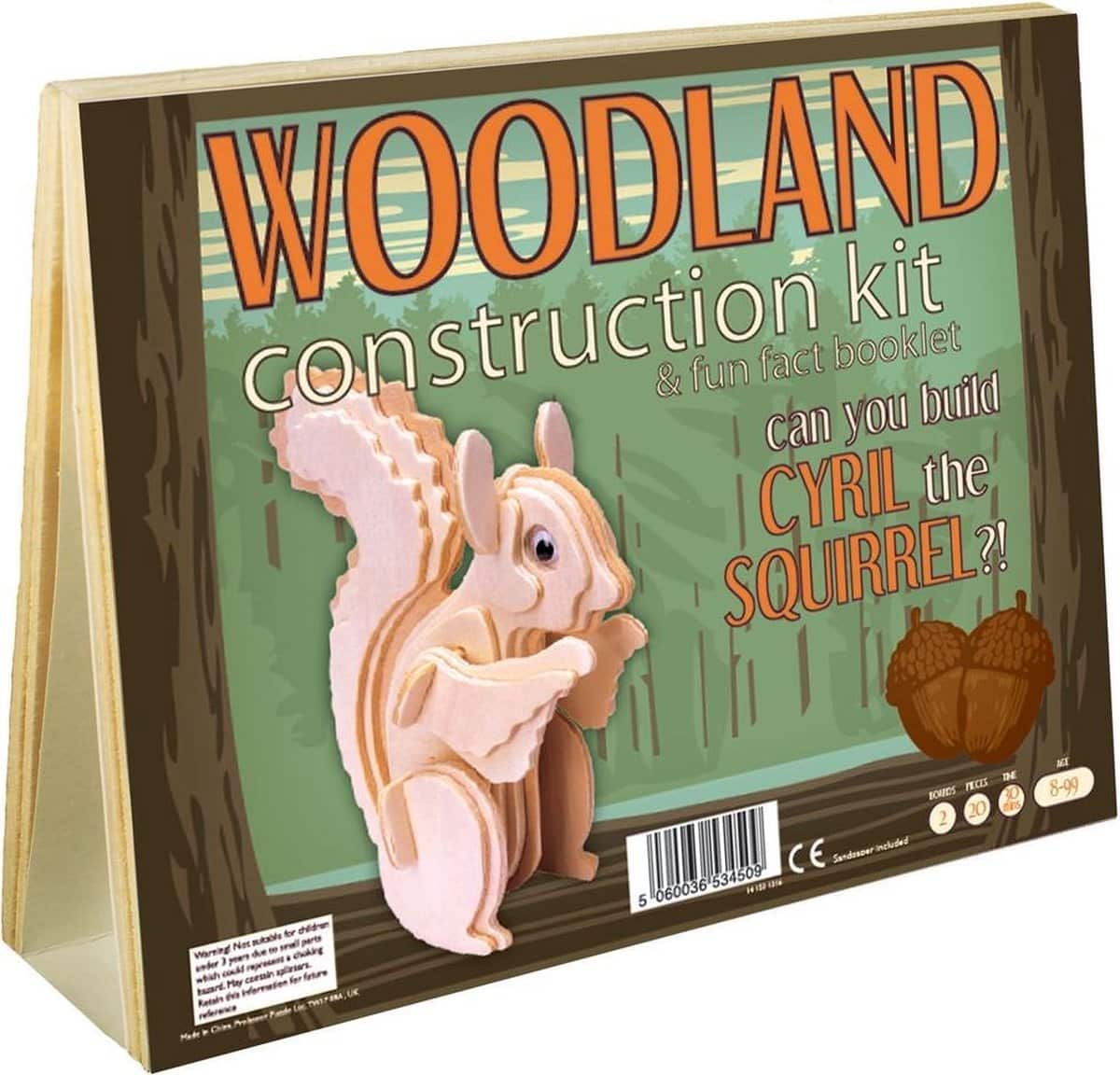 Asmodee squirrel woodland byggesæt cyril the squirrel