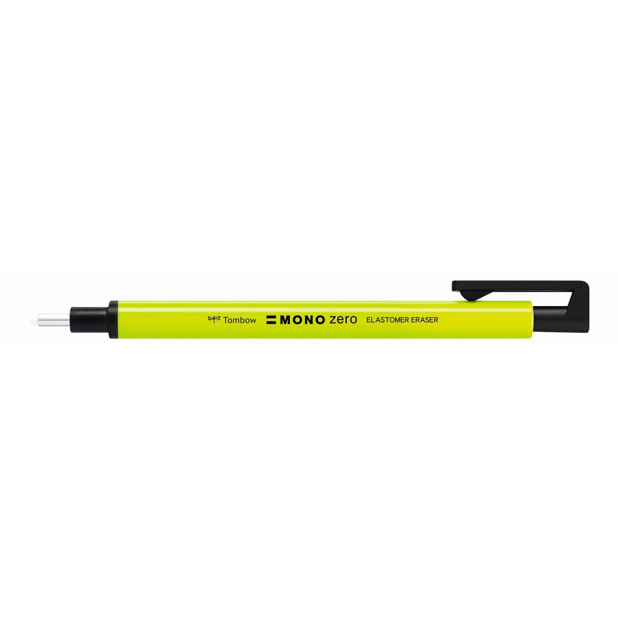 Tombow • præcisions viskelæder mono zero, genopfyldelig, rund spids 2,3 mm diameter, neon gul
