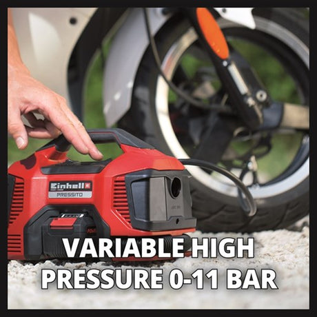 Einhell pressito solo - batterikompressor | 18v | 11 takter | 21 l min - 4020460 4020460