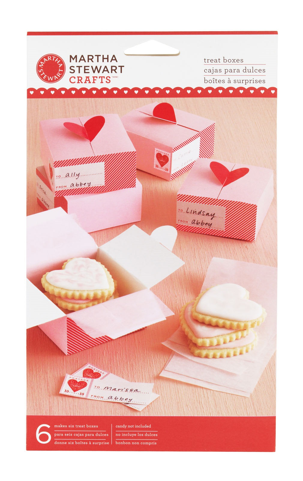 Martha stewart • valentine hjerte godbid æske