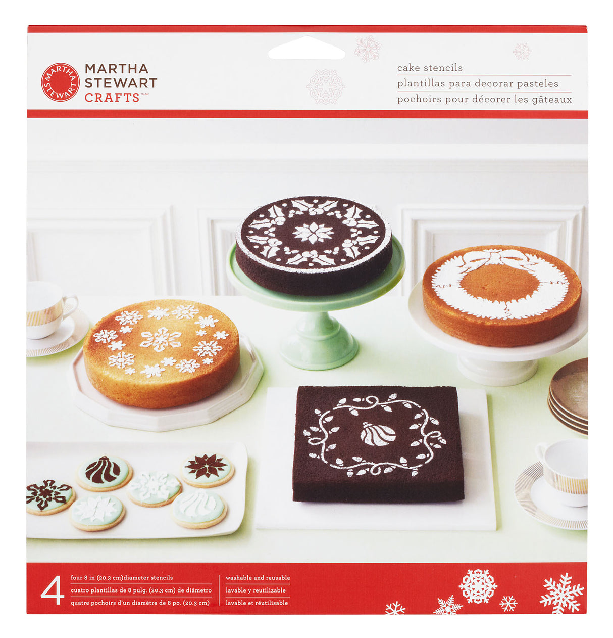 Martha stewart • feriekagekombinationsstencils